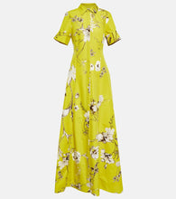 Erdem Ilana floral cotton faille gown