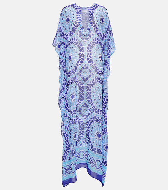 Alexandra Miro Roxanne printed chiffon kaftan
