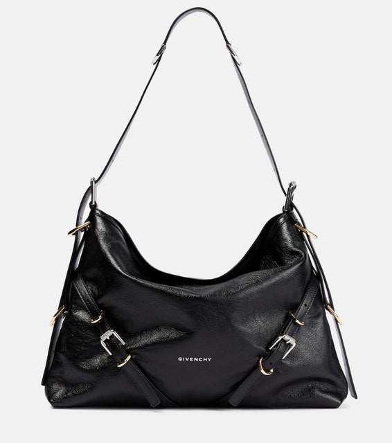 Givenchy Voyou Medium leather shoulder bag. Shop Givenchy Shoulder Bags for women now.