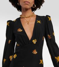 Etro Printed silk crêpe de chine midi dress
