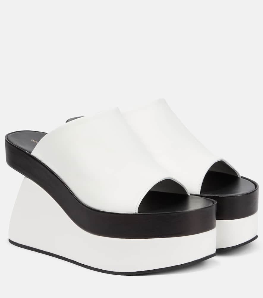 Dries Van Noten Leather wedges