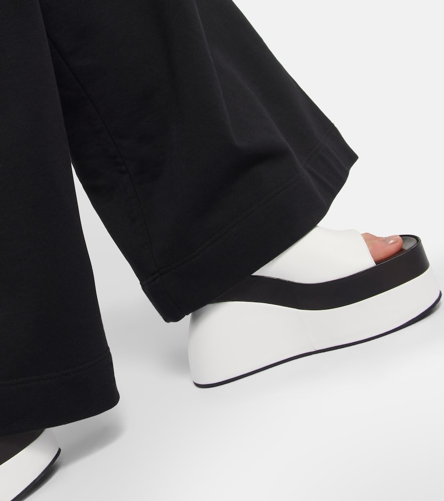 Dries Van Noten Leather wedges