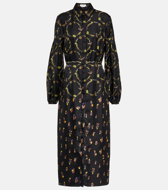 Gabriela Hearst Mauri printed silk twill maxi dress