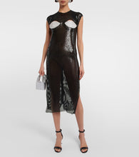 Christopher Kane Crystal-embellished cutout midi dress