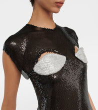 Christopher Kane Crystal-embellished cutout midi dress