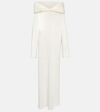 Khaite Cyra knitted cotton-blend maxi dress