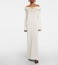 Khaite Cyra knitted cotton-blend maxi dress