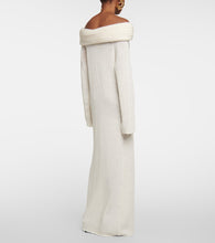 Khaite Cyra knitted cotton-blend maxi dress