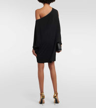 Tom Ford Draped crêpe jersey minidress