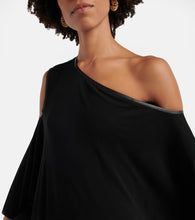 Tom Ford Draped crêpe jersey minidress