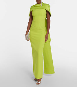 Safiyaa Kalika crêpe gown
