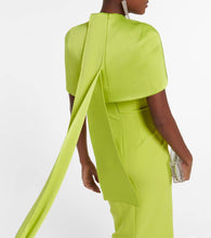 Safiyaa Kalika crêpe gown