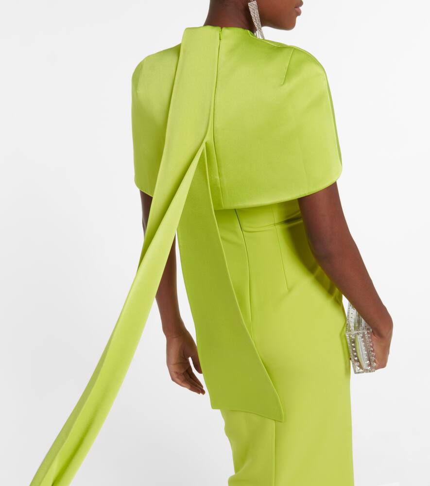 Safiyaa Kalika crêpe gown