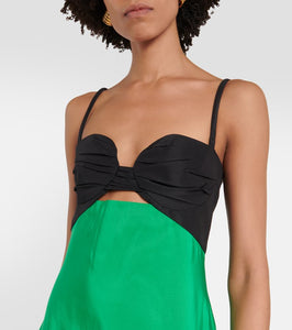 Johanna Ortiz Cutout silk faille maxi dress