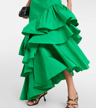 Johanna Ortiz Cutout silk faille maxi dress