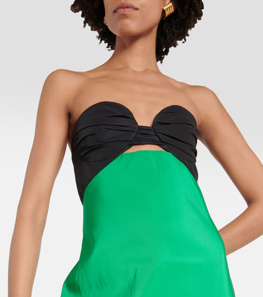 Johanna Ortiz Cutout silk faille maxi dress