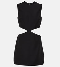 Valentino Cutout wool and silk minidress
