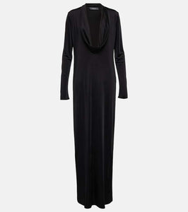 Versace Cowl neck maxi dress