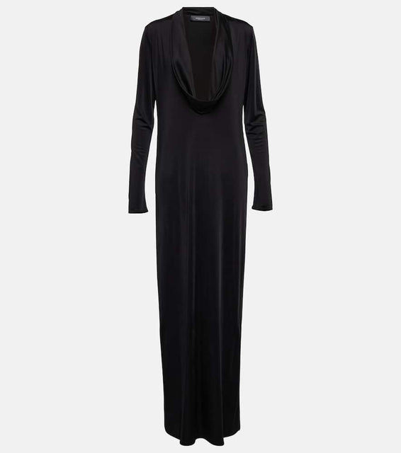 Versace Cowl neck maxi dress