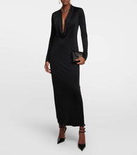 Versace Cowl neck maxi dress
