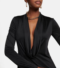 Versace Cowl neck maxi dress