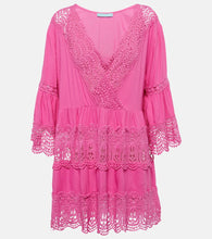 Melissa Odabash Vanessa embroidered cotton mini dress
