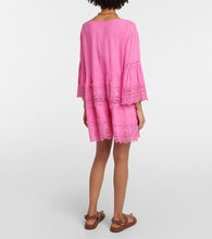 Melissa Odabash Vanessa embroidered cotton mini dress