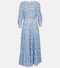 Rixo Kristen printed tiered maxi dress