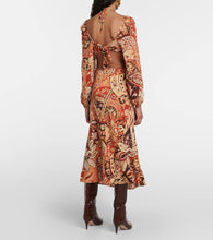 Rixo Kamilla printed georgette maxi dress