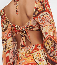 Rixo Kamilla printed georgette maxi dress