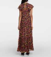 Rixo Delicia floral georgette maxi dress