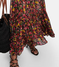Rixo Delicia floral georgette maxi dress