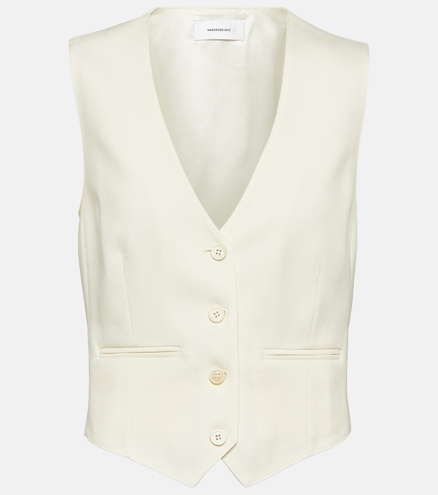 Wardrobe.NYC Cropped wool vest - Wardrobe.NYC 短款羊毛背心