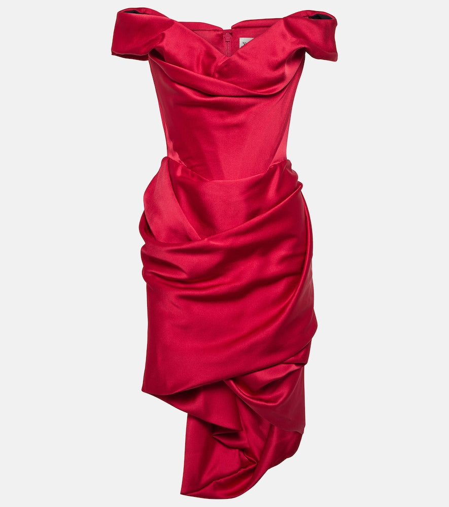 Vivienne Westwood Nova Cora  satin minidress. Vivienne Westwood Nova Cora 缎面迷你连衣裙
