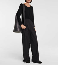 The Row Owen City leather-trimmed sneakers