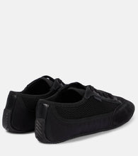 The Row Owen City leather-trimmed sneakers