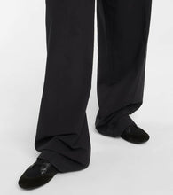 The Row Owen City leather-trimmed sneakers