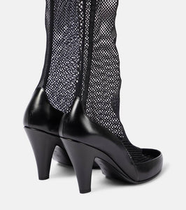 The Row Sock leather pumps