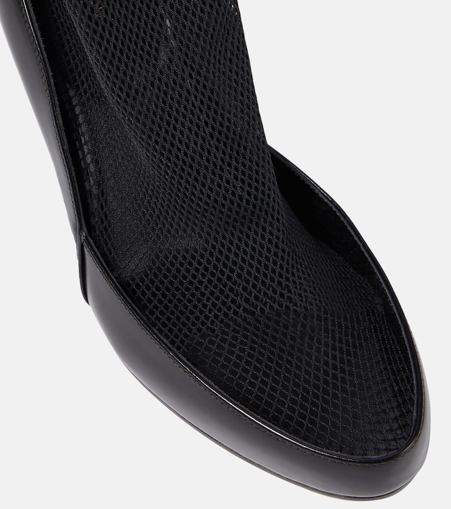 The Row Sock leather pumps