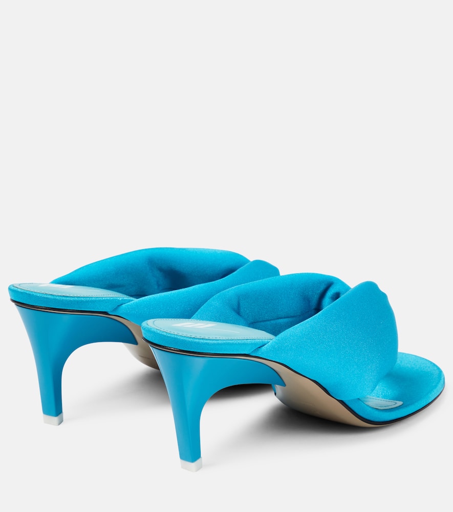 The Attico Rem satin thong sandals