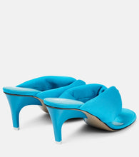 The Attico Rem satin thong sandals