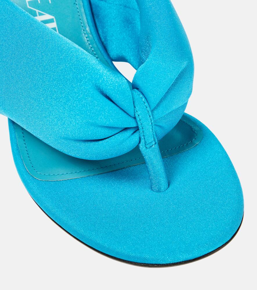 The Attico Rem satin thong sandals