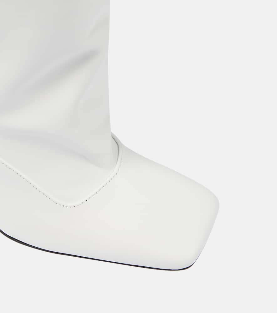 The Attico Sienna leather knee-high boots