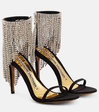 Alexandre Vauthier Embellished satin sandals
