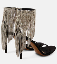 Alexandre Vauthier Embellished satin sandals