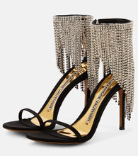 Alexandre Vauthier Embellished satin sandals