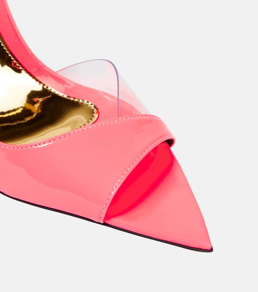 Alexandre Vauthier Patent leather and PVC sandals