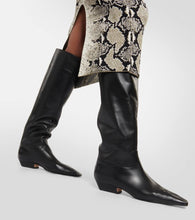 Khaite Marfa leather knee-high boots