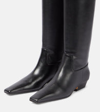 Khaite Marfa leather knee-high boots