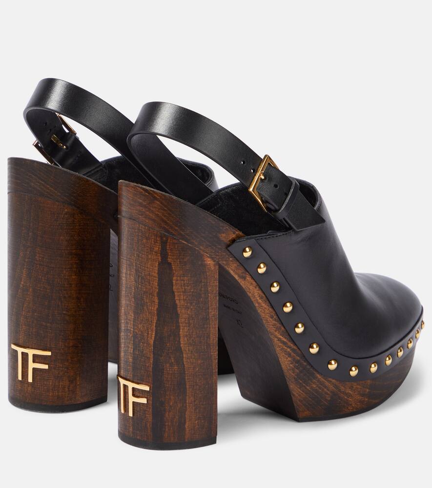 Tom Ford TF 135 leather clogs